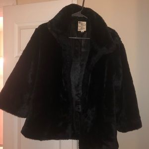 Faux fur jacket